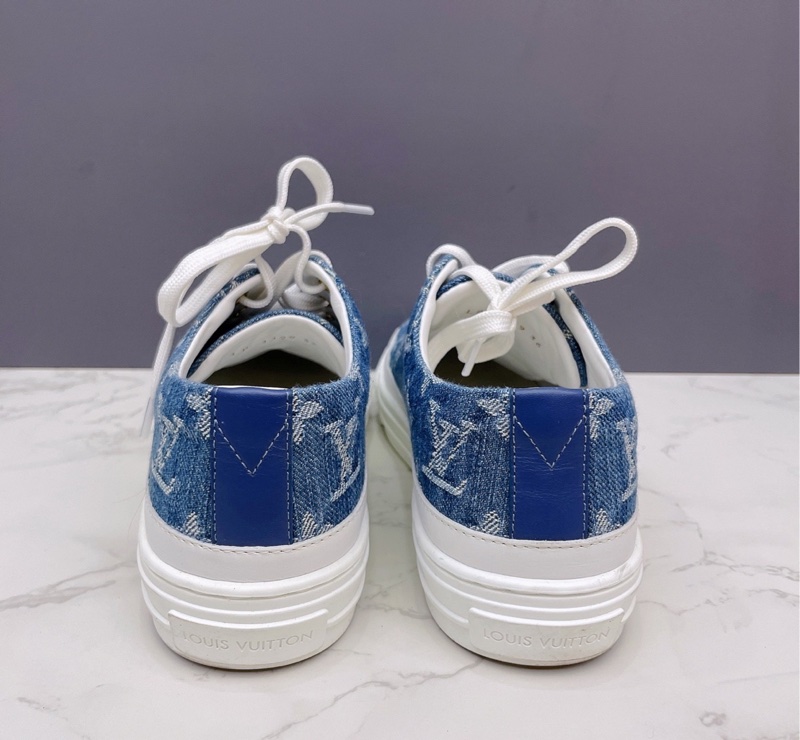 路易威登 LV 牛仔 丹寧 老花 板鞋 36碼-3