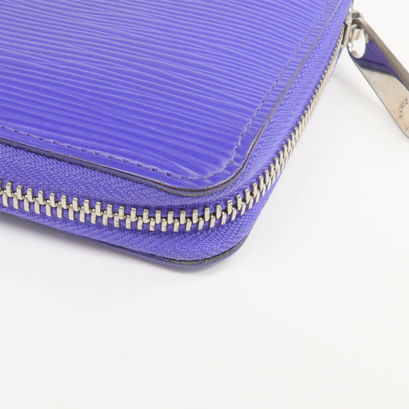 LOUIS VUITTON Epi Zippy Wallet銀扣長錢包-9