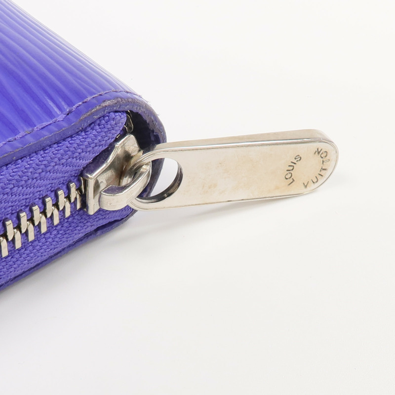 LOUIS VUITTON Epi Zippy Wallet銀扣長錢包-10