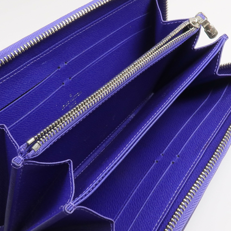 LOUIS VUITTON Epi Zippy Wallet銀扣長錢包-12