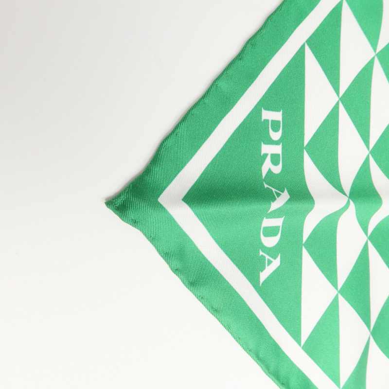 PRADA 絲質Scarf絲巾-9