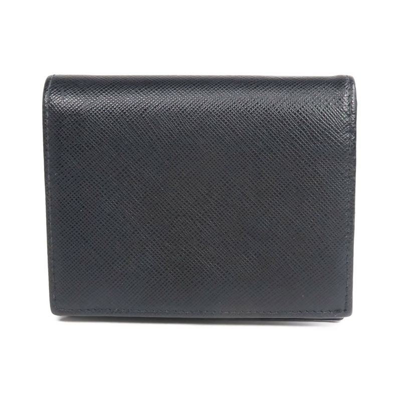 PRADA 牛皮皮革Wallet金扣錢包-2