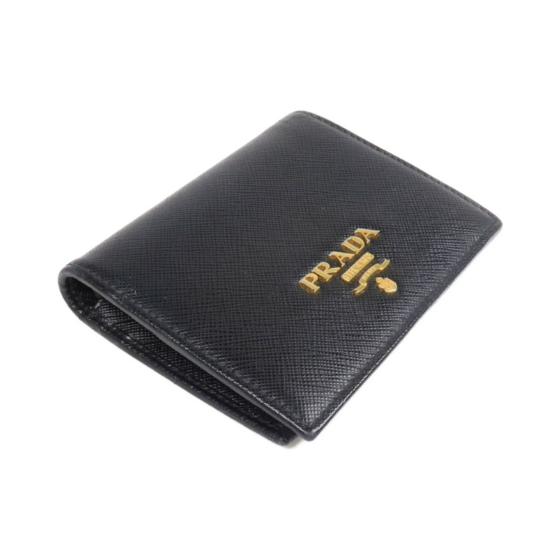 PRADA 牛皮皮革Wallet金扣錢包-3