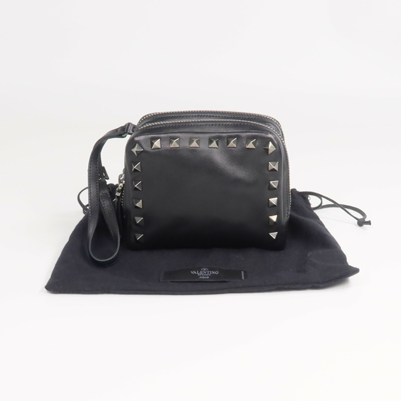 Valentino 羊皮皮革Clutch手拿包-17