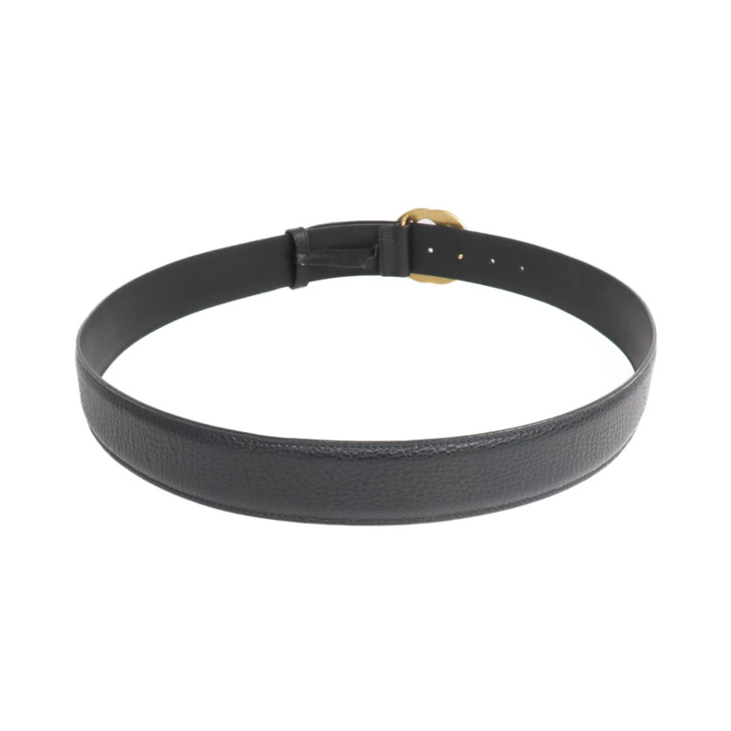 GUCCI 牛皮皮革GG Belt金扣皮帶-2