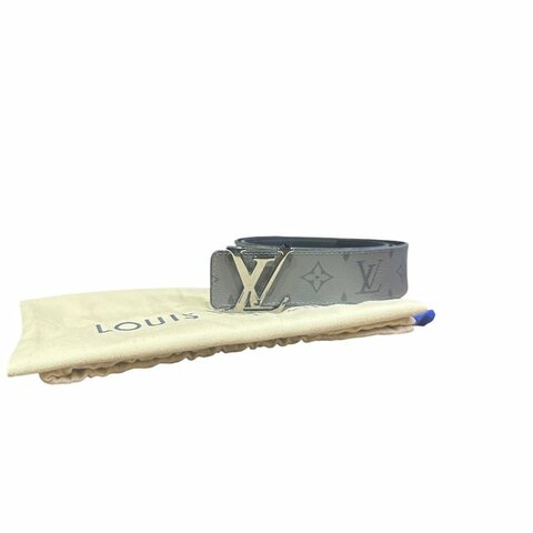 【美收精品】LV 黑色老花皮帶 5-78