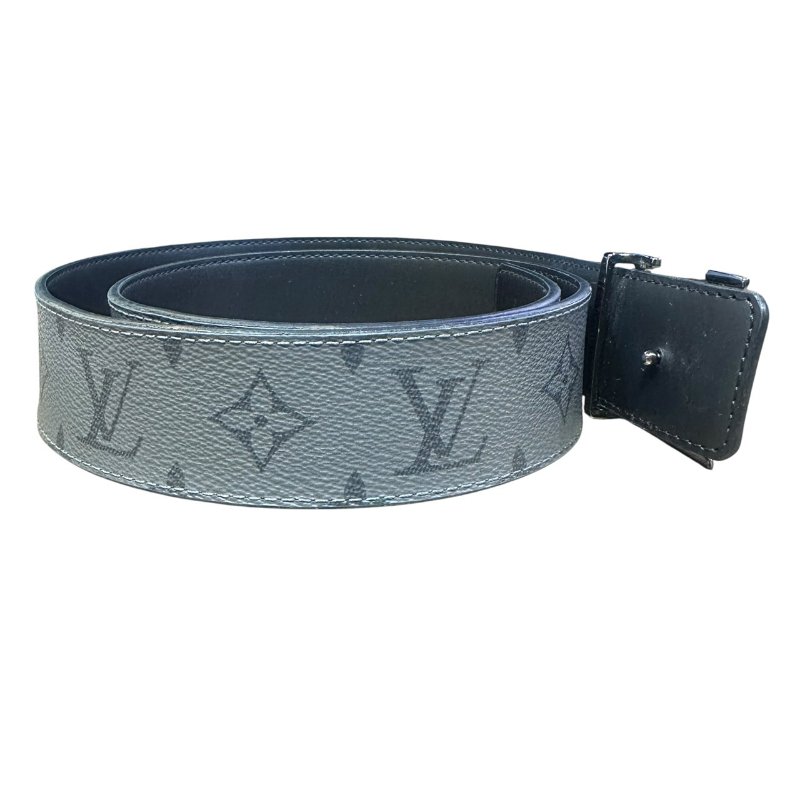 【美收精品】LV 黑色老花皮帶 5-78-2