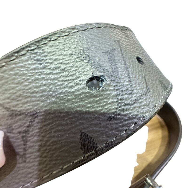 【美收精品】LV 黑色老花皮帶 5-78-9