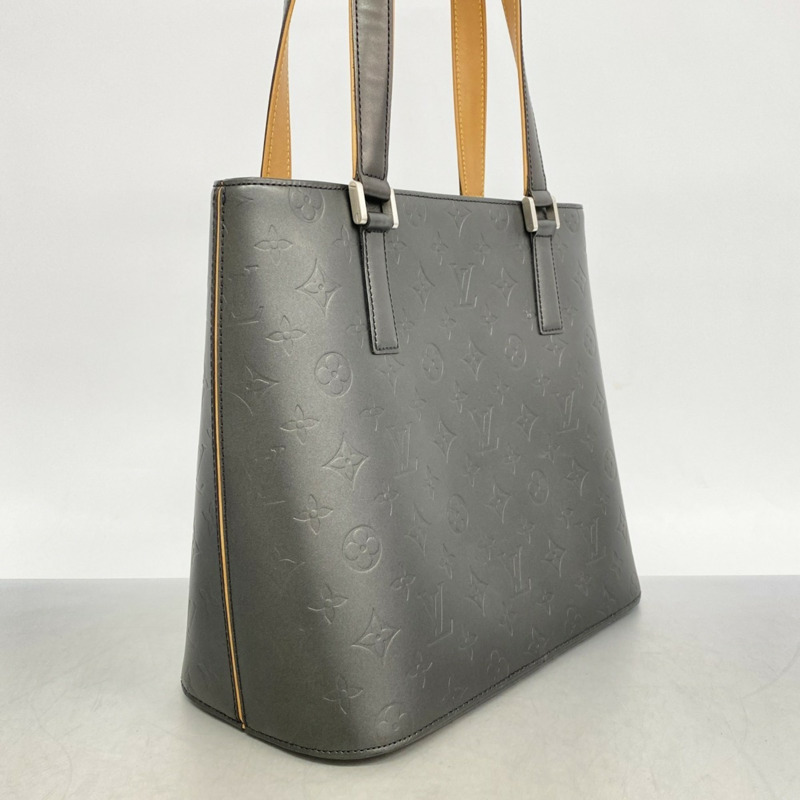 路易威登 Monogram Matte Stockton 手提包 M55112 黑色 女士-1