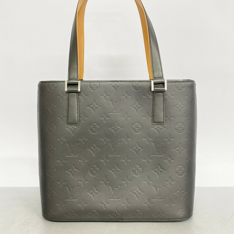 路易威登 Monogram Matte Stockton 手提包 M55112 黑色 女士-8