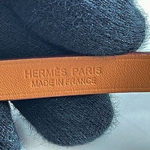 ＊奢華大道國際精品＊【H0473】HERME'S 金棕色 Mini Kelly Double Tour手環 T2-2