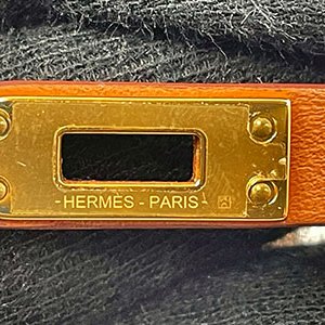 ＊奢華大道國際精品＊【H0473】HERME'S 金棕色 Mini Kelly Double Tour手環 T2-4