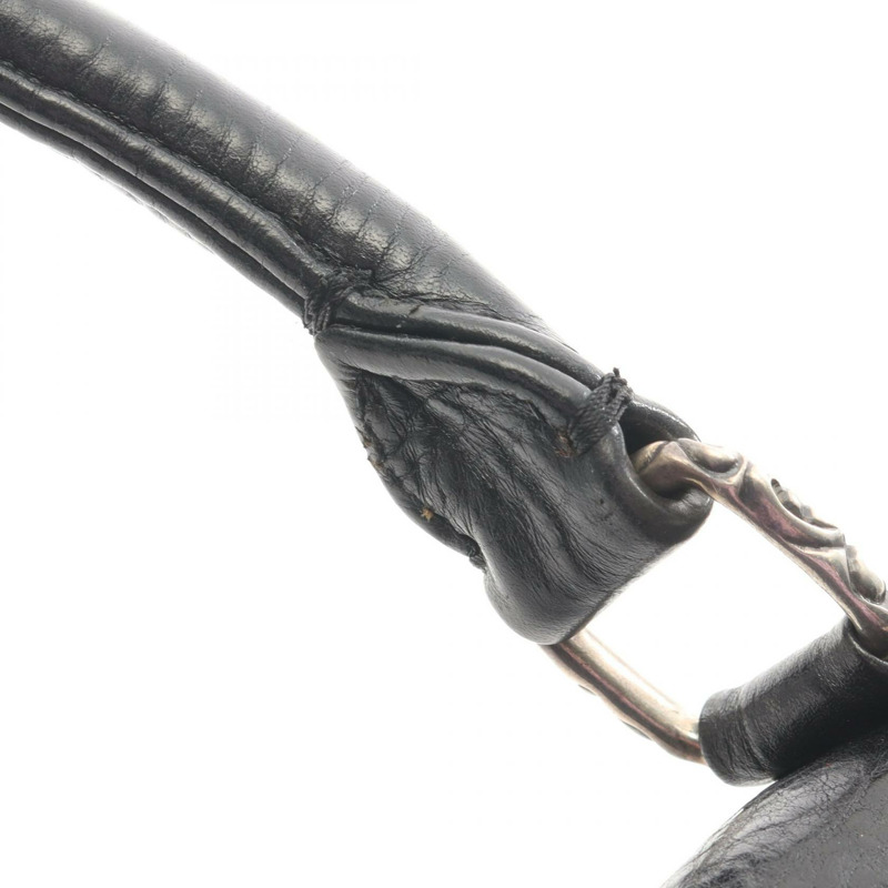 鉻心 Dog Adams 手提包，黑色皮革，二手女款-5