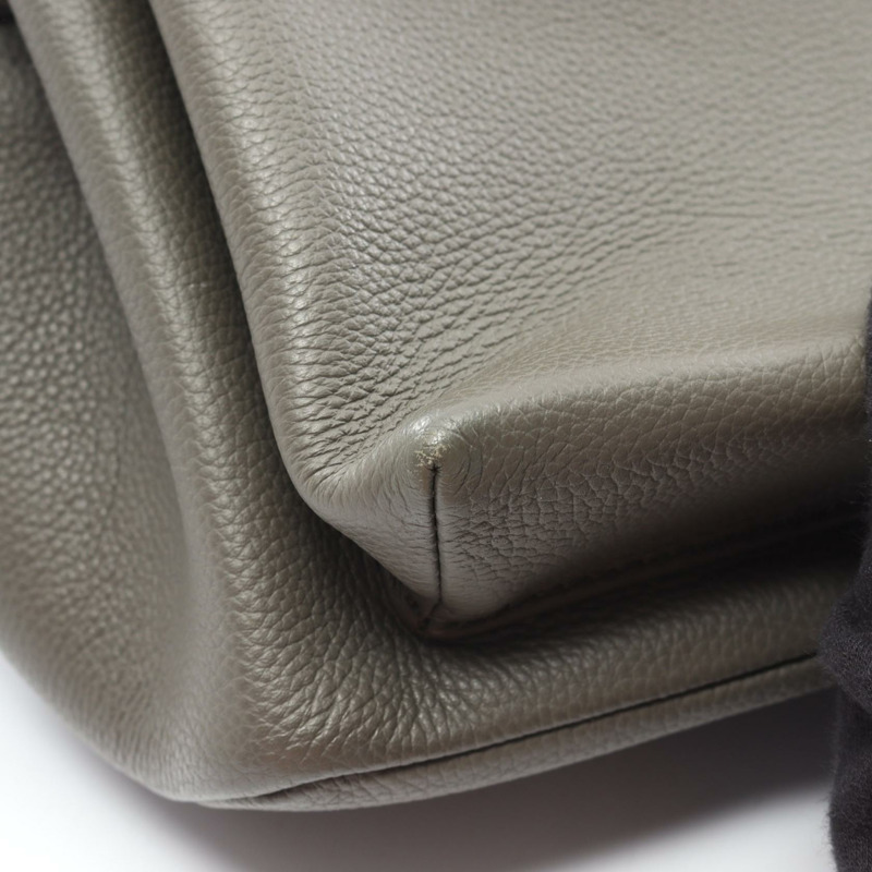 路易威登 Takeoff 雙肩包 M21362 Aerogram 皮革卡其色 二手 男款-5