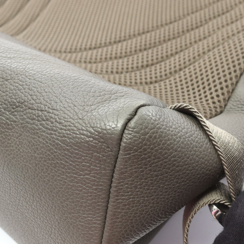 路易威登 Takeoff 雙肩包 M21362 Aerogram 皮革卡其色 二手 男款-8