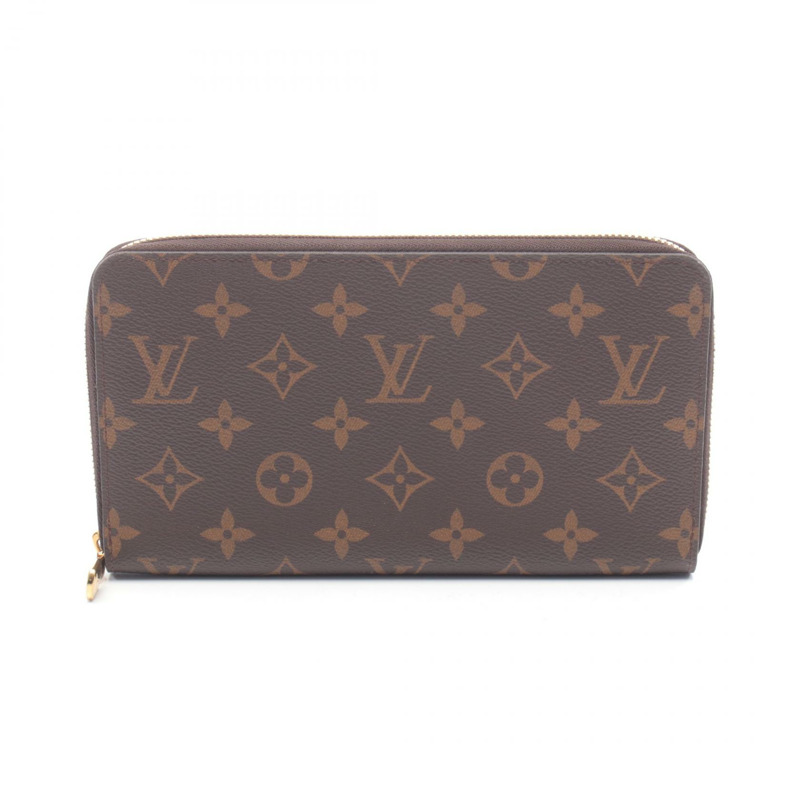 路易威登 Zippy Organizer 長皮夾 M62581 Monogram 帆布 棕色 二手 LV-0