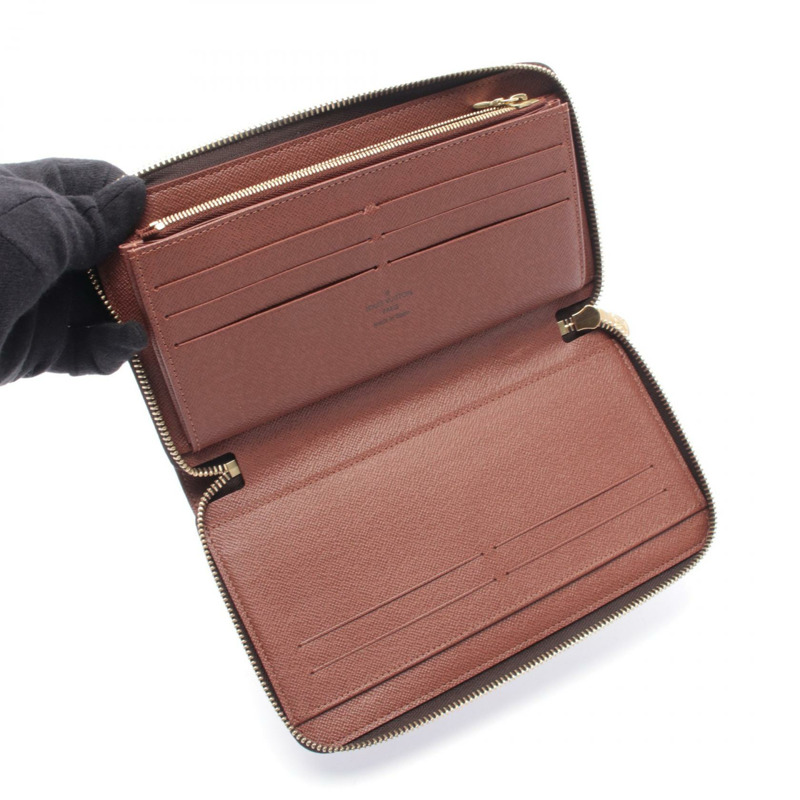 路易威登 Zippy Organizer 長皮夾 M62581 Monogram 帆布 棕色 二手 LV-2
