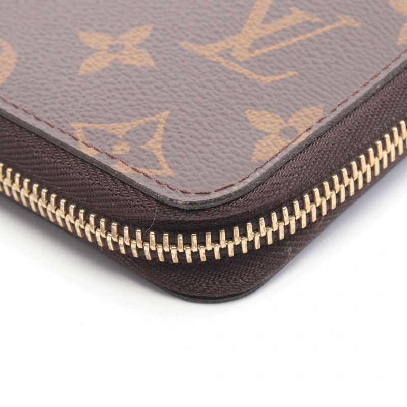 路易威登 Zippy Organizer 長皮夾 M62581 Monogram 帆布 棕色 二手 LV-6