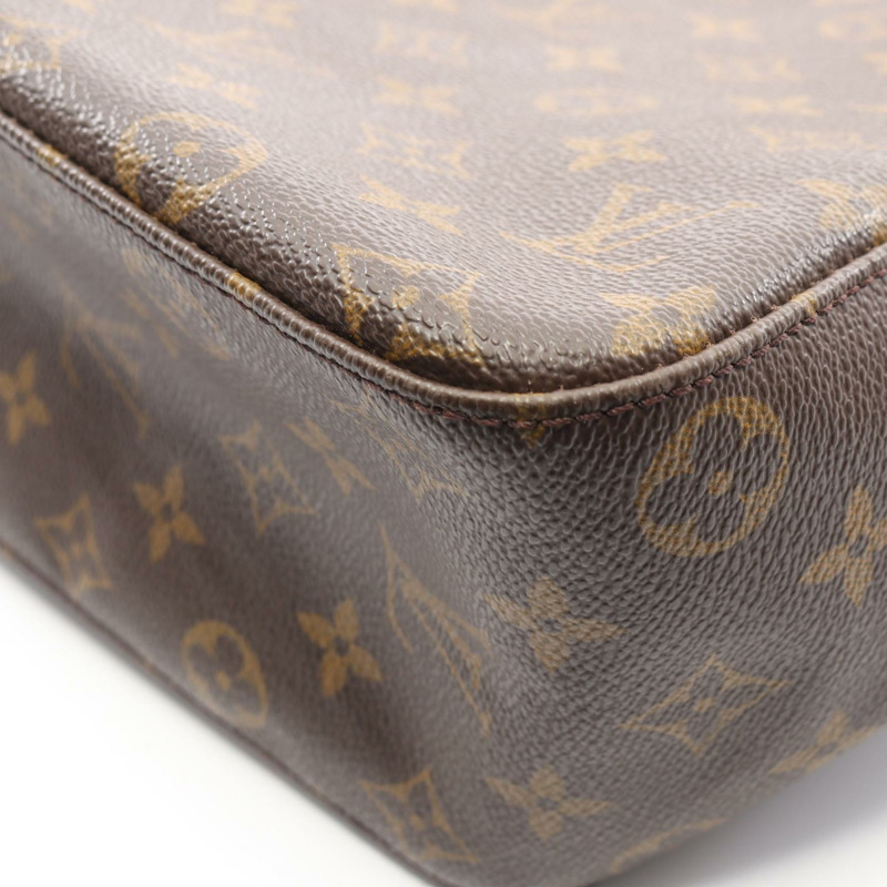 路易威登 Looping GM 單肩包 M51145 Monogram 帆布皮革棕色二手-7