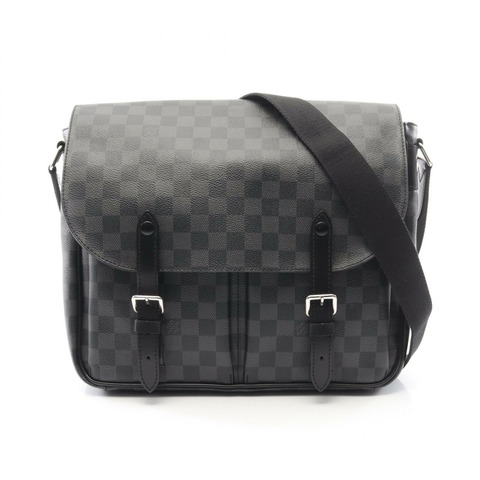 路易威登 Christopher Messenger 單肩斜背包 N41500 黑色 二手 LV