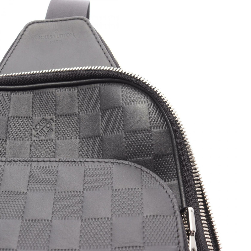 路易威登 Avenue Sling 腰包斜背包 N45303 Damier Infini 皮革 二手-5
