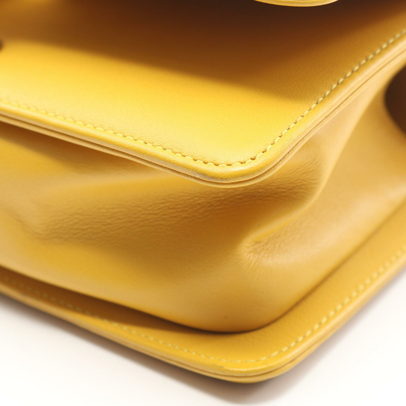 香奈兒 Boy Chanel 小號鏈條單肩手提包，羊皮材質，棕色，金色五金，二手女款-9