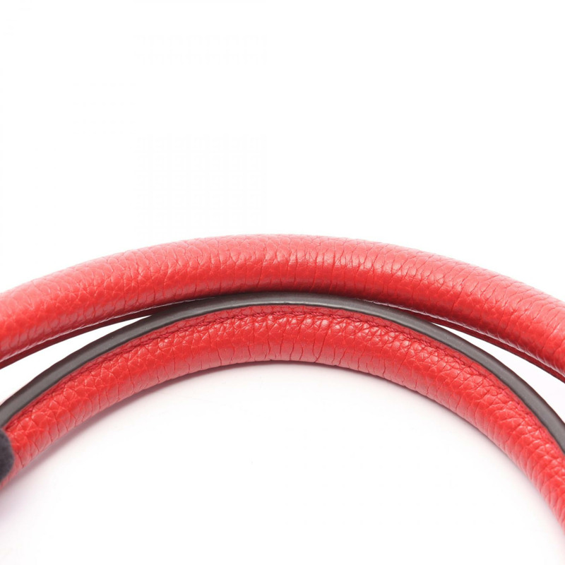 CELINE Luggage 迷你購物手提包 S-PA-1121 紅色皮革二手女款-5