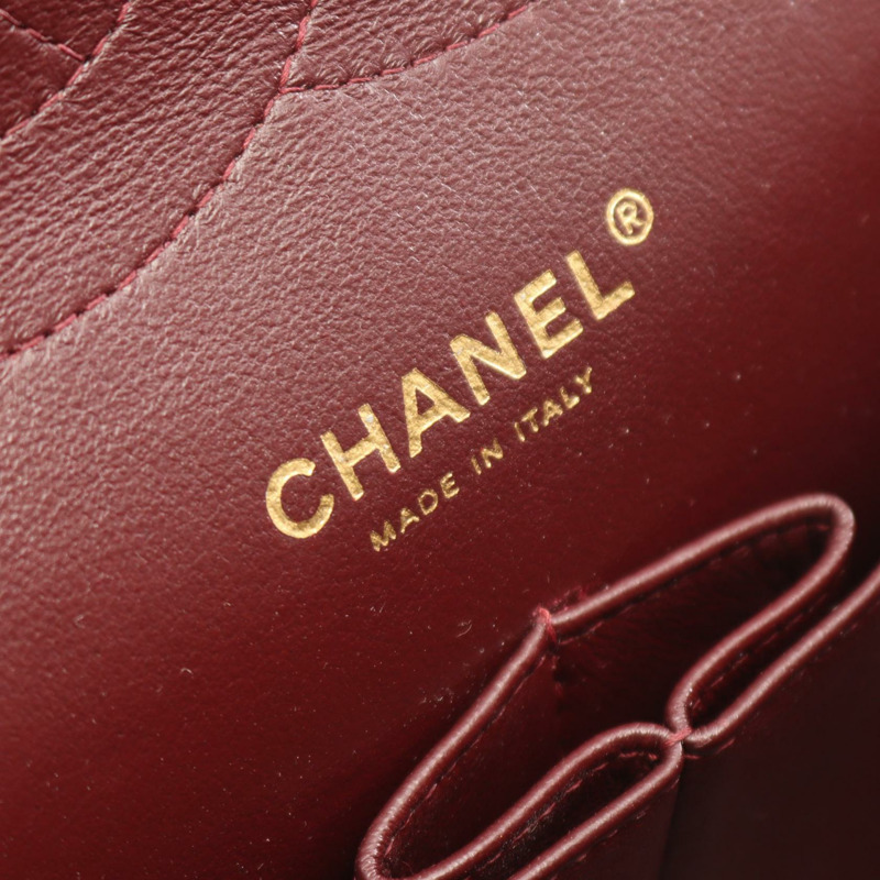 香奈兒 Deca Matelasse 30 單肩包 A58600 羊皮 黑色 二手 女士 金五金-3