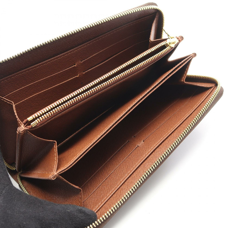 路易威登 Zippy Around 長版皮夾 M60017 Monogram 帆布 二手 男女通用-2