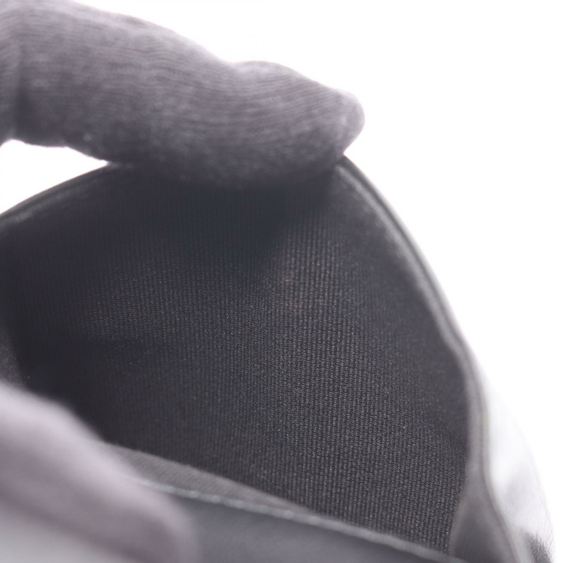 香奈兒 (CHANEL) 絎縫雙折皮夾 AP3817 皮革 黑色 二手 女士 Coco Mark-6