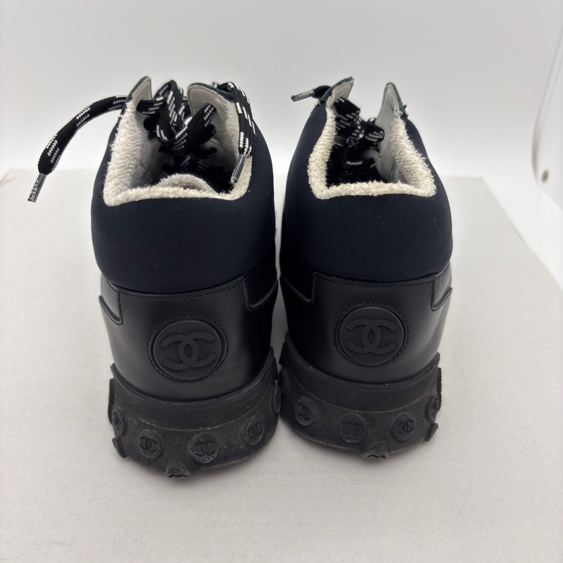 Chanel熊貓配色休閒運動鞋冬季加絨38.5碼 無附件-1