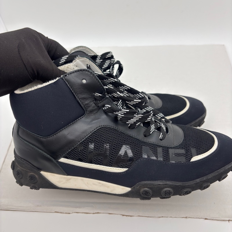 Chanel熊貓配色休閒運動鞋冬季加絨38.5碼 無附件-2