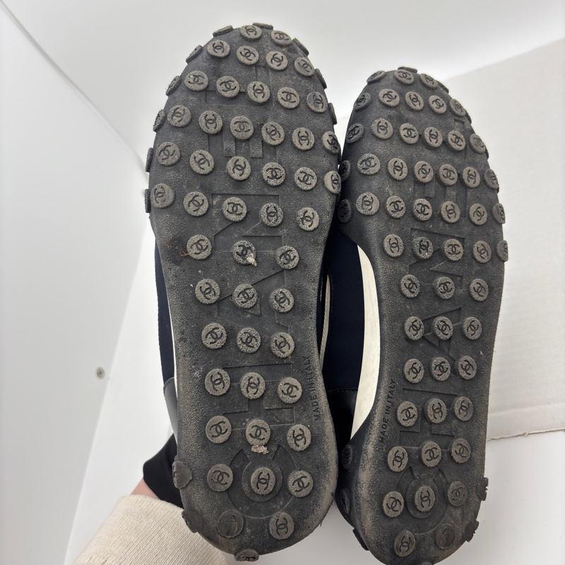 Chanel熊貓配色休閒運動鞋冬季加絨38.5碼 無附件-5