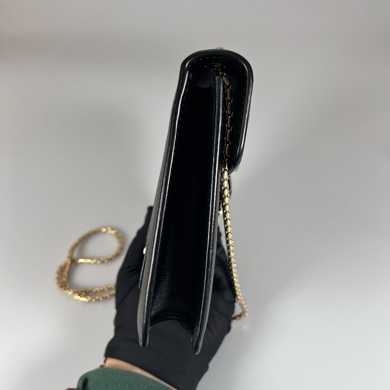 BVLGARI  黑色蛇頭包-2