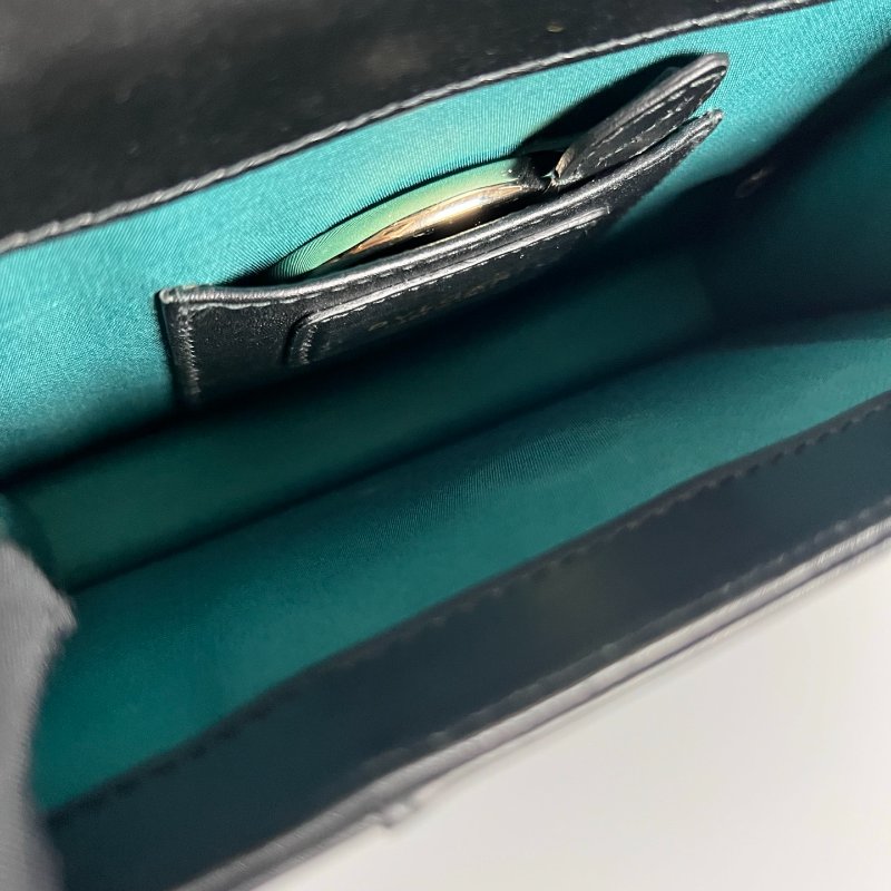 BVLGARI  黑色蛇頭包-5