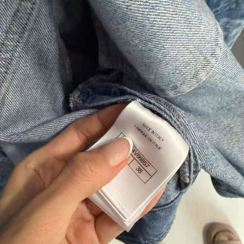 ✨Chanel 23A 淺藍山茶花牛仔外套 38碼 99新-6