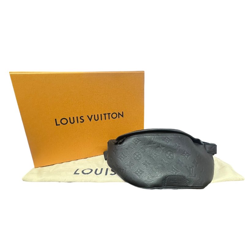 【美收精品】LV黑色壓花肩背包 5-75-12