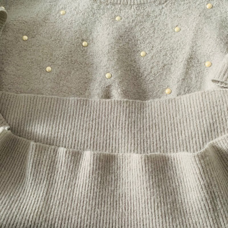 chanel 珠飾短袖上衣-15