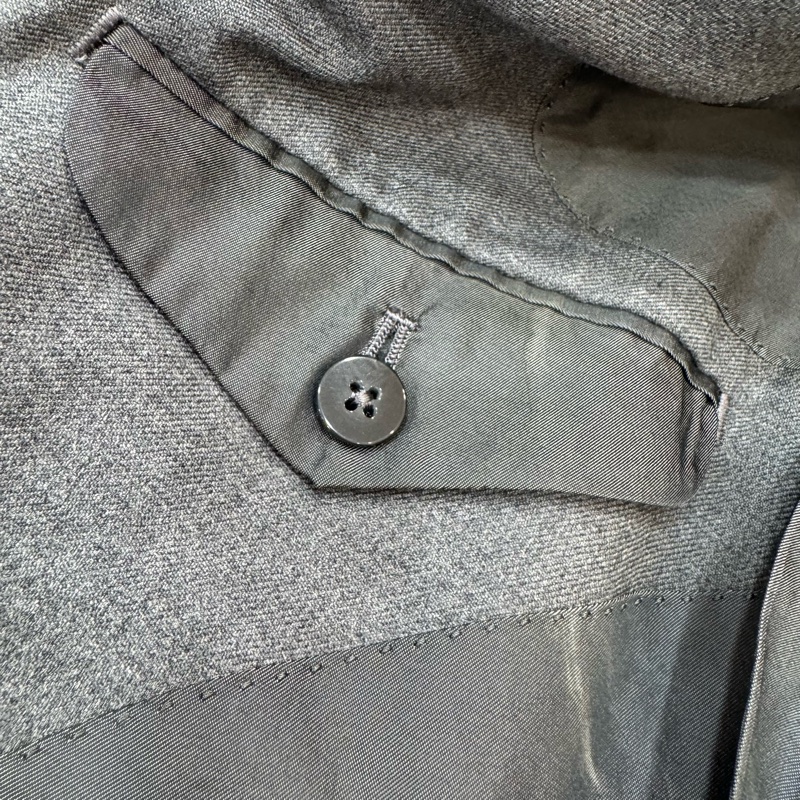 Dior 灰色雙排扣西裝外套 Vintage 二手 中古-16