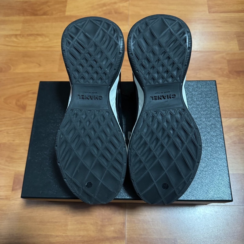 Chanel香奈兒25c金標運動鞋 低幫熊貓鞋 女款 黑色 38碼-6