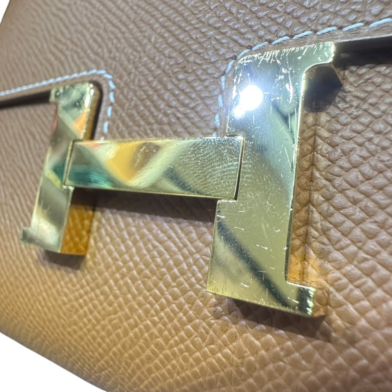 【美收精品】HERMES CONSTANCE TO GO  金棕色U刻印 5-57-12