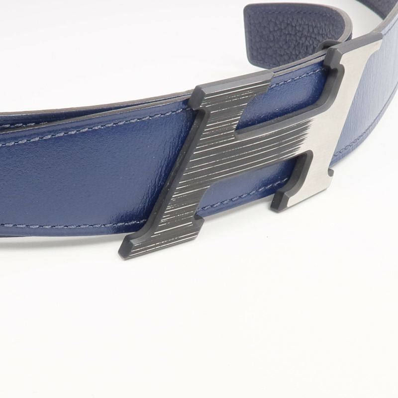 HERMES Clemence/Box Calf皮革H Speed Belt皮帶-3