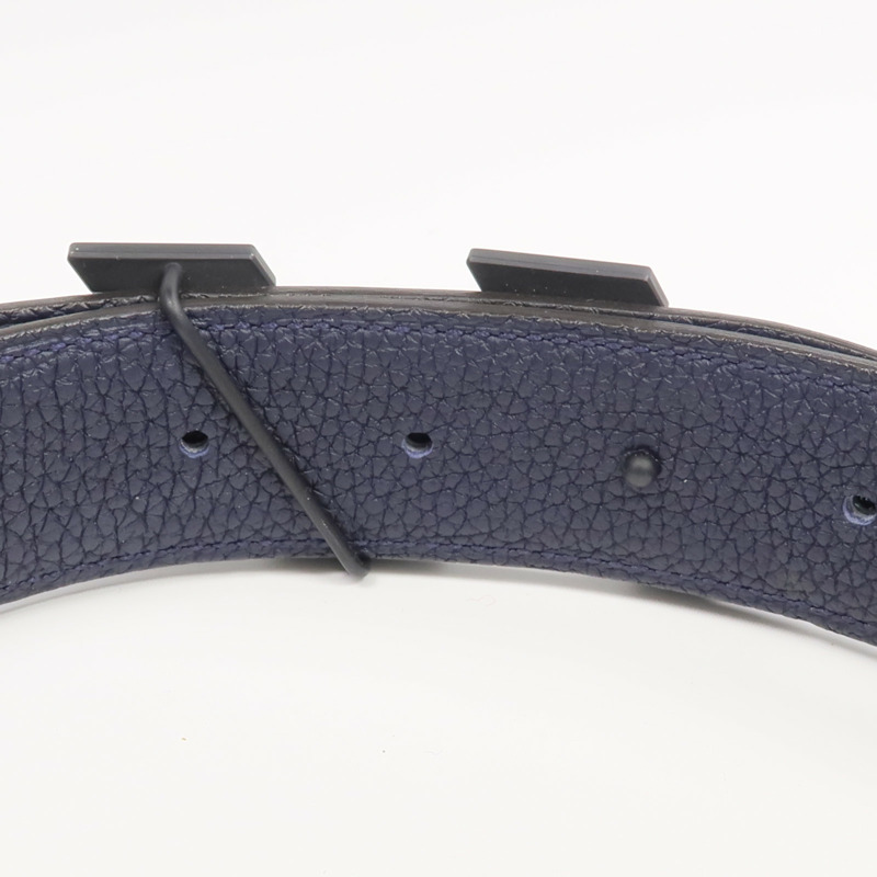 HERMES Clemence/Box Calf皮革H Speed Belt皮帶-4