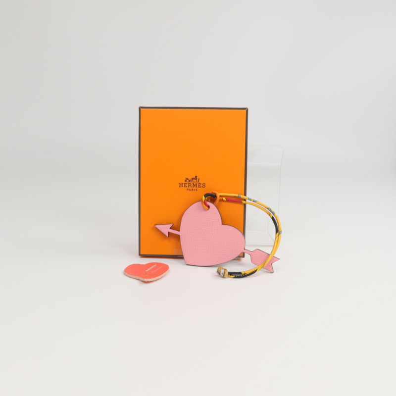 HERMES Epsom皮革Valentine's Charm掛飾-9