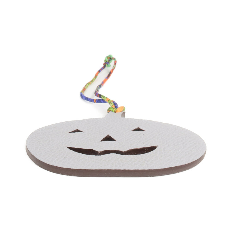 HERMES Epsom/Togo皮革Pumpkin Charm掛飾-2
