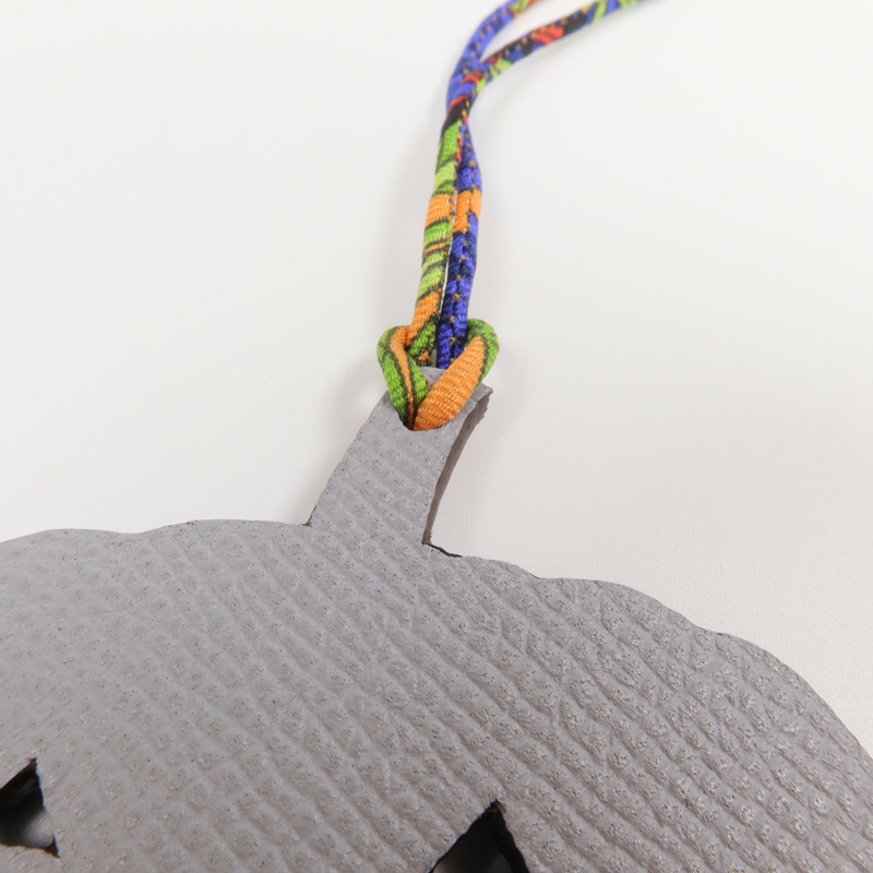 HERMES Epsom/Togo皮革Pumpkin Charm掛飾-4