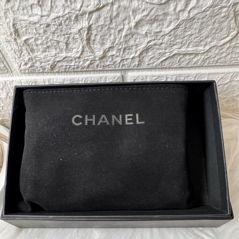 CHANEL經典 荔枝牛口蓋卡片夾-20