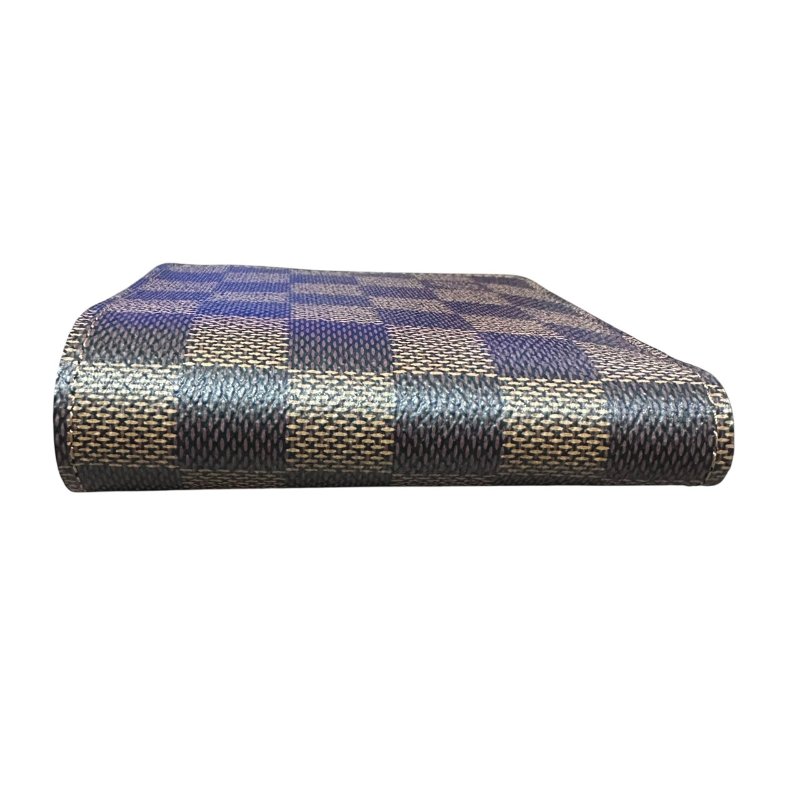 【美收精品】LV茶色棋盤格短夾 5-55-7