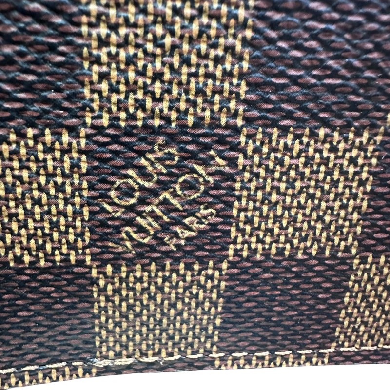 【美收精品】LV茶色棋盤格短夾 5-55-8