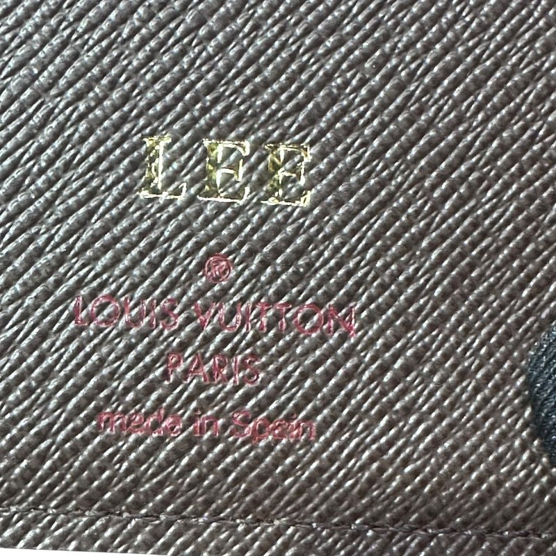 【美收精品】LV茶色棋盤格短夾 5-55-9